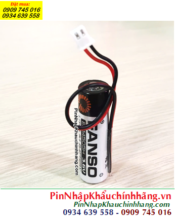 Fanso ER14505H (Zắc PH2.54-2P), Pin nuôi nguồn PLC Fanso ER14505H lithium 3.6v 2700mAh